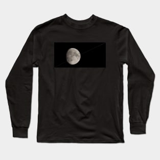 International Space Station transiting the Moon Long Sleeve T-Shirt